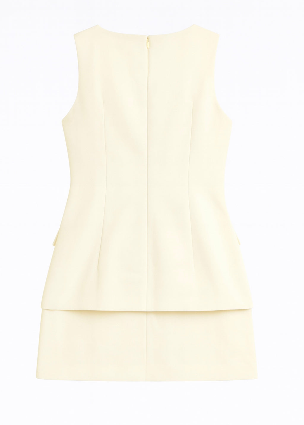 Classic white panel dress