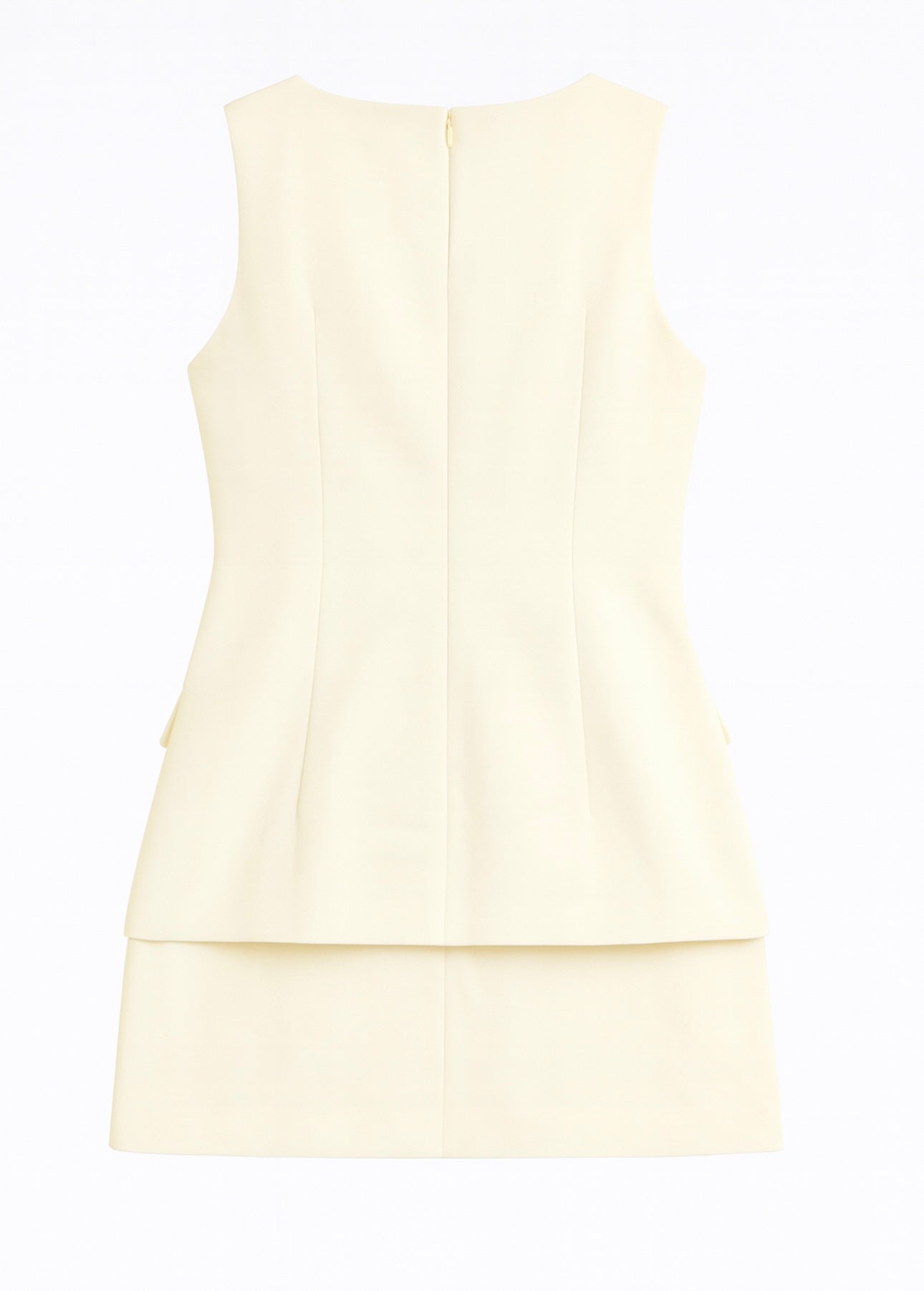 Classic white panel dress